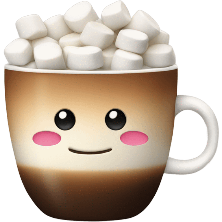 coffee with marshmallows emoji