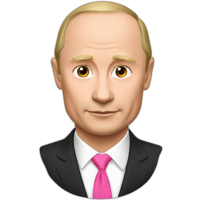 Putin pink emoji