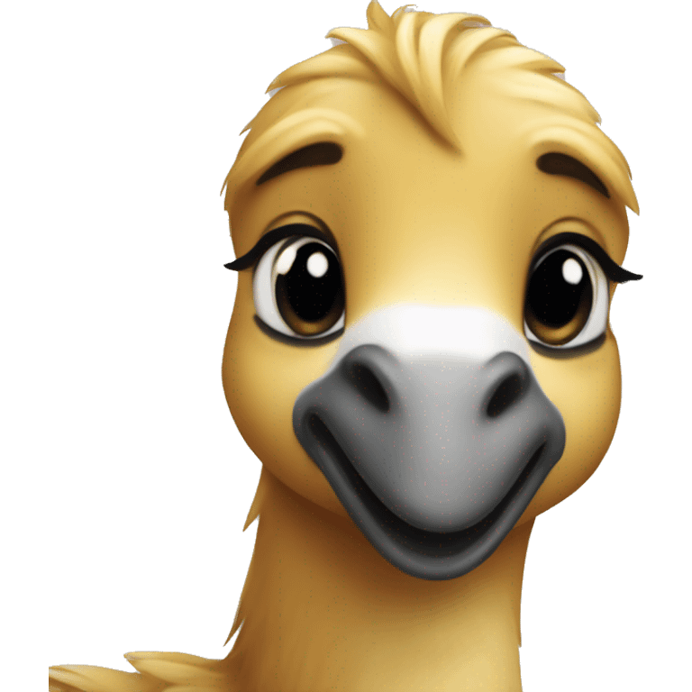 A cutie gosling emoji