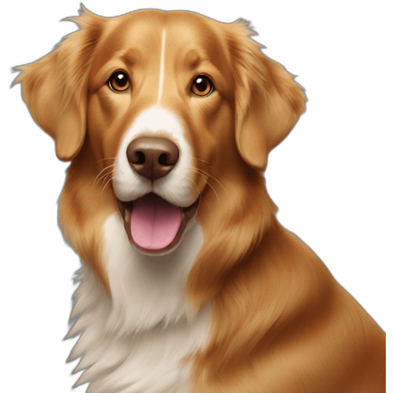 amos the duck tolling retriever emoji