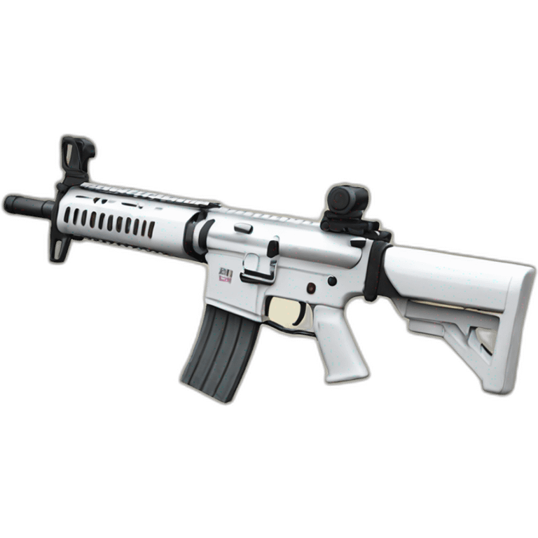 White Weapon M4A1 emoji