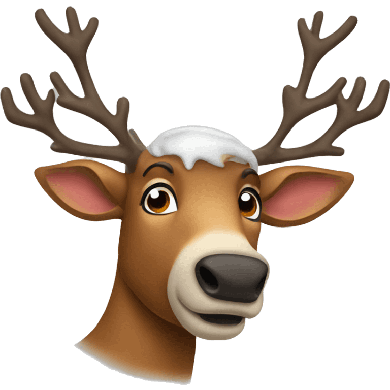 Santa’s reindeer emoji