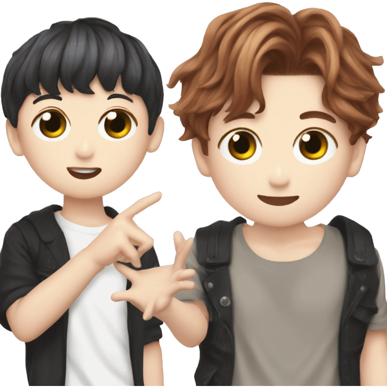 Jimin and Jungkook emoji