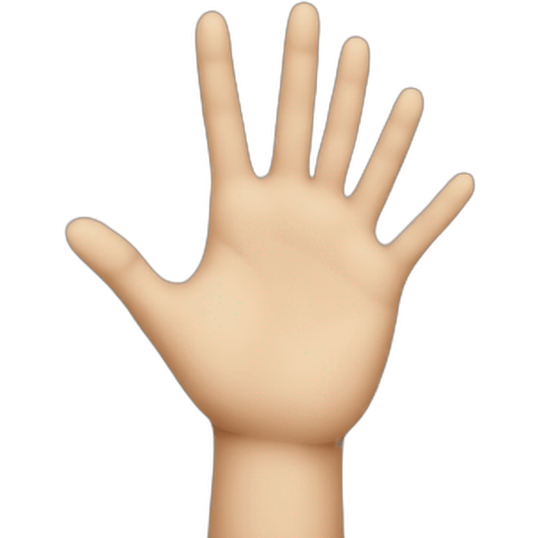 Hand emoji