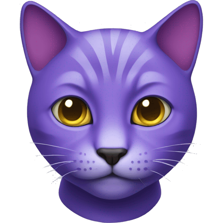 Purple cat emoji