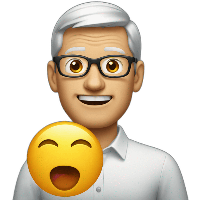 surprised tim cook emoji