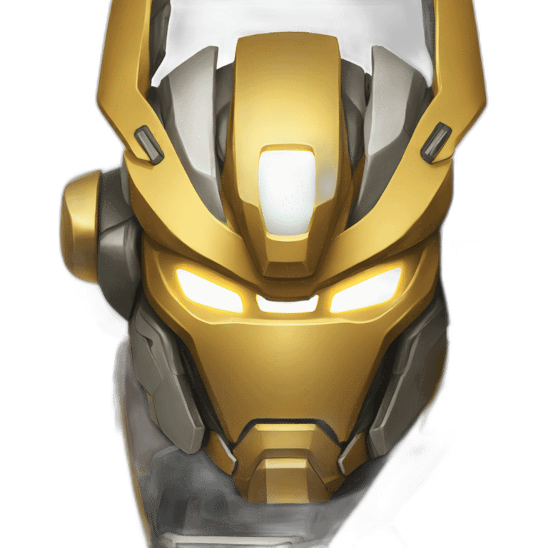 Golden and light Mecha emoji