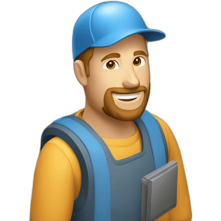 isometric freelance fabricator emoji