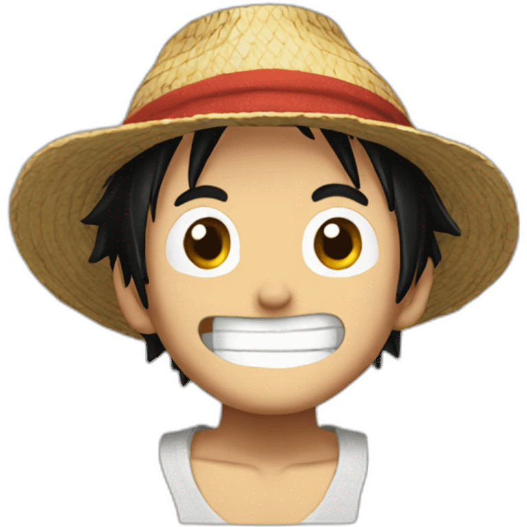 Luffy qui rigole emoji