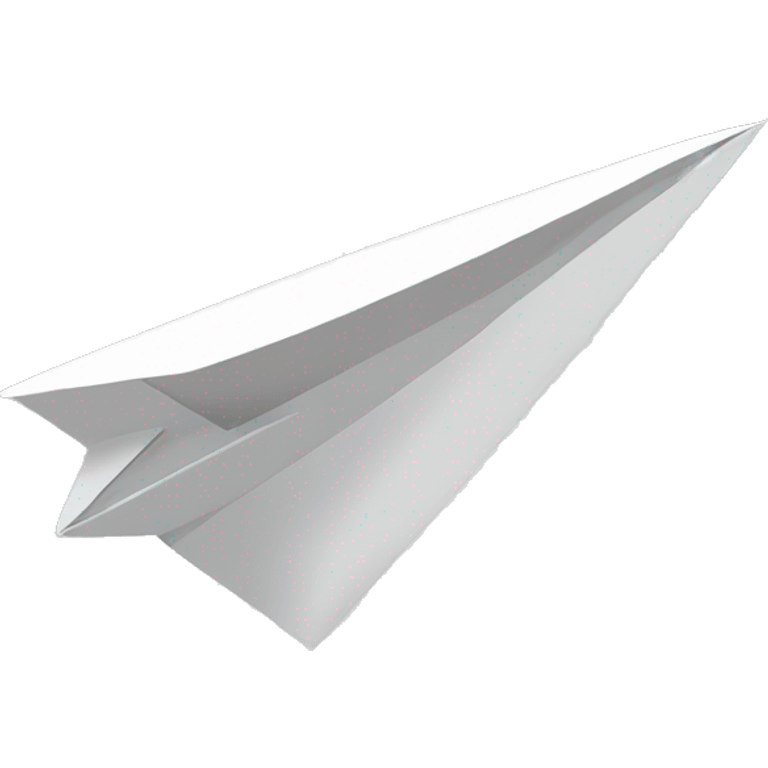 simple paper airplane facing right emoji