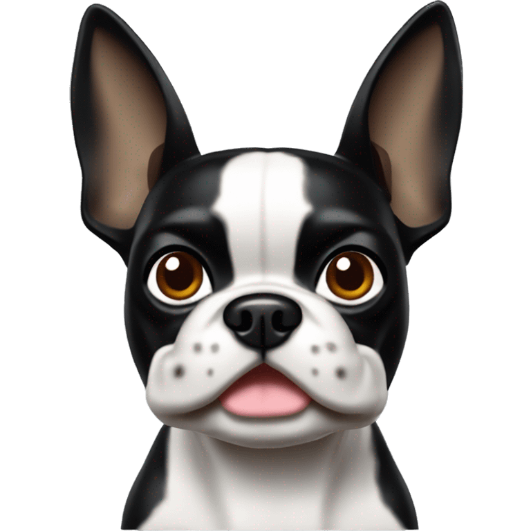 Lego Boston terrier emoji