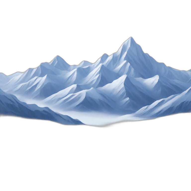 snowy mountains emoji