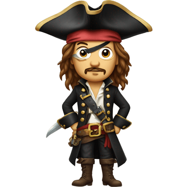 johnney depp as pirate emoji