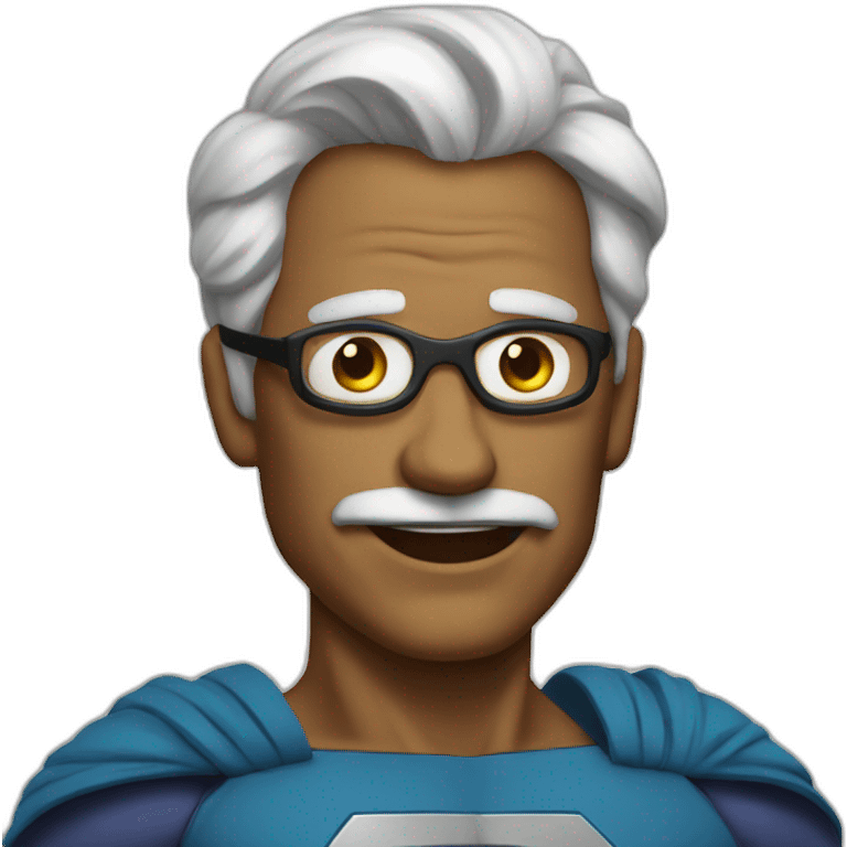 old comic superhero# emoji