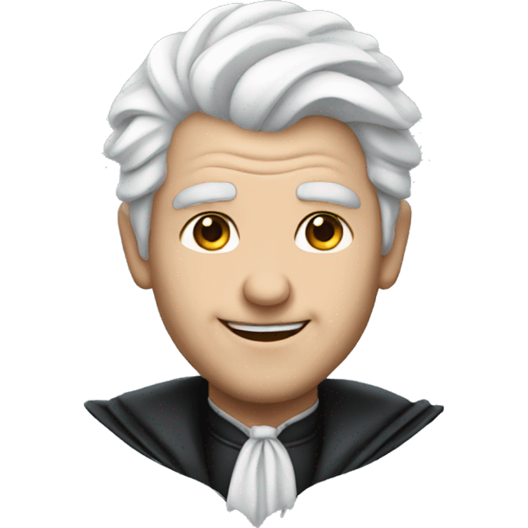 White haired man magician emoji