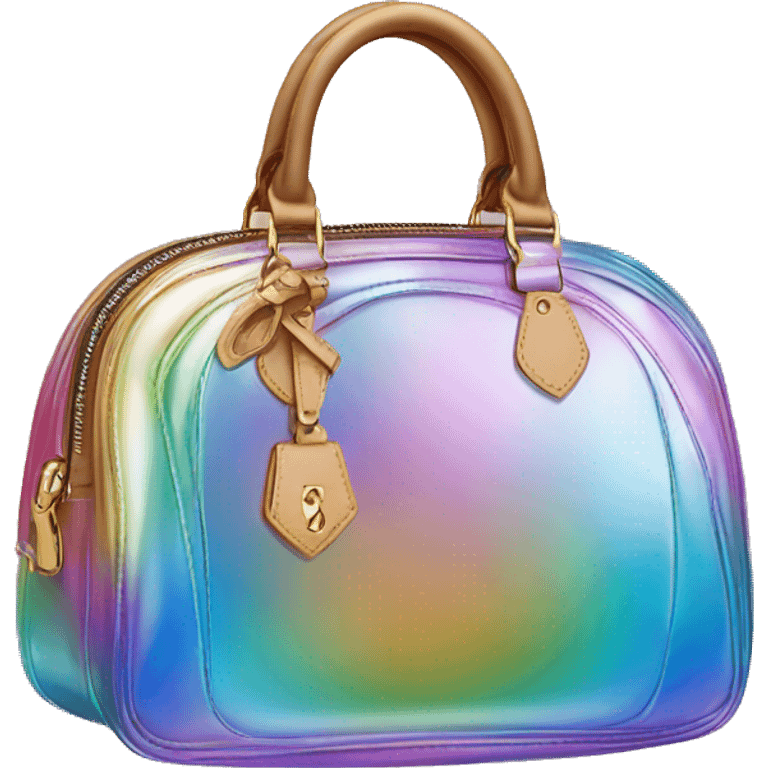 Iridescent Louis Vuitton bag emoji