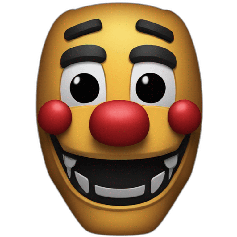 Máscara del personaje puppet de fnaf emoji