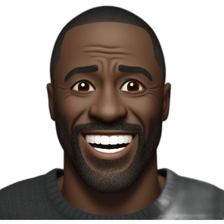 Idris Elba laugh emoji