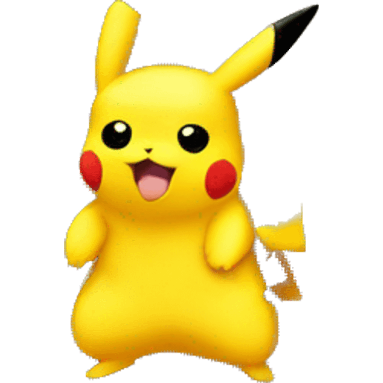 PikaChu on rocke emoji