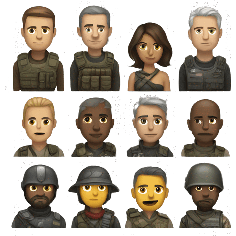 alliance emojis for a war game called last war emoji