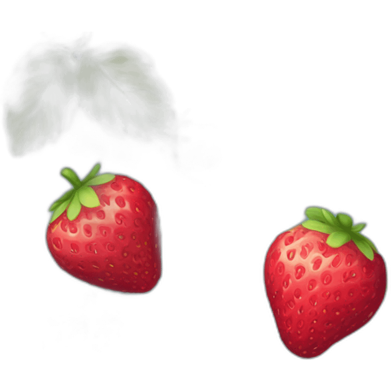 Fraise Franboise myrtille emoji