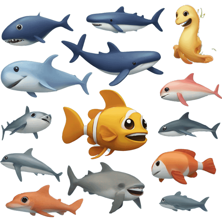 Ocean animals  emoji