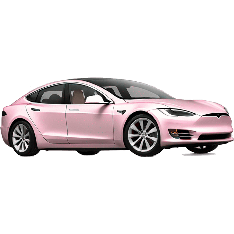 Light pink tesla emoji