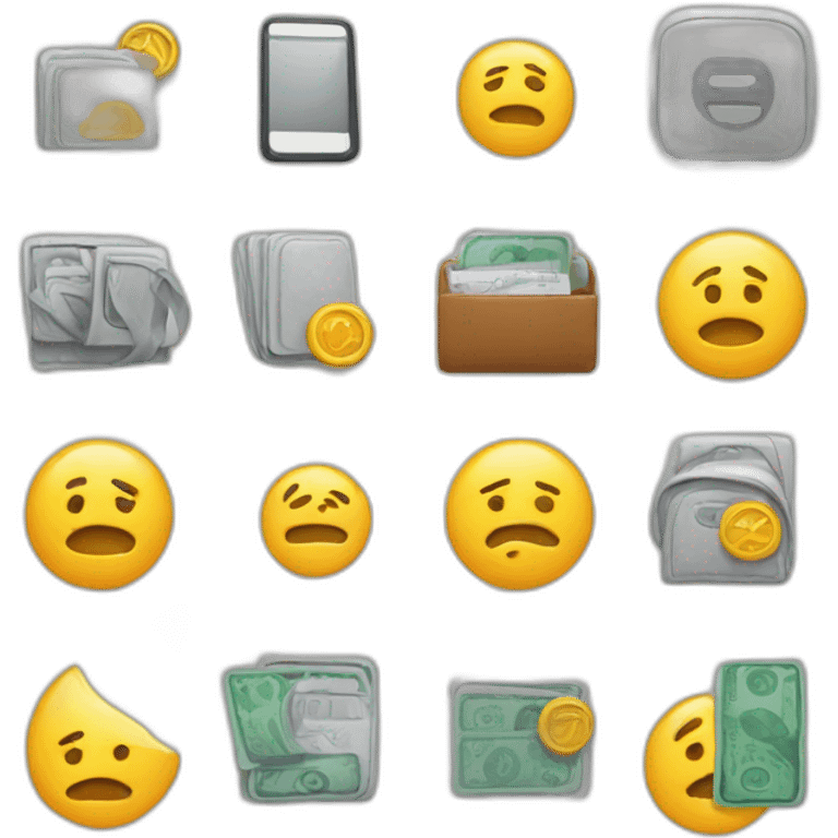 ux finance app emoji