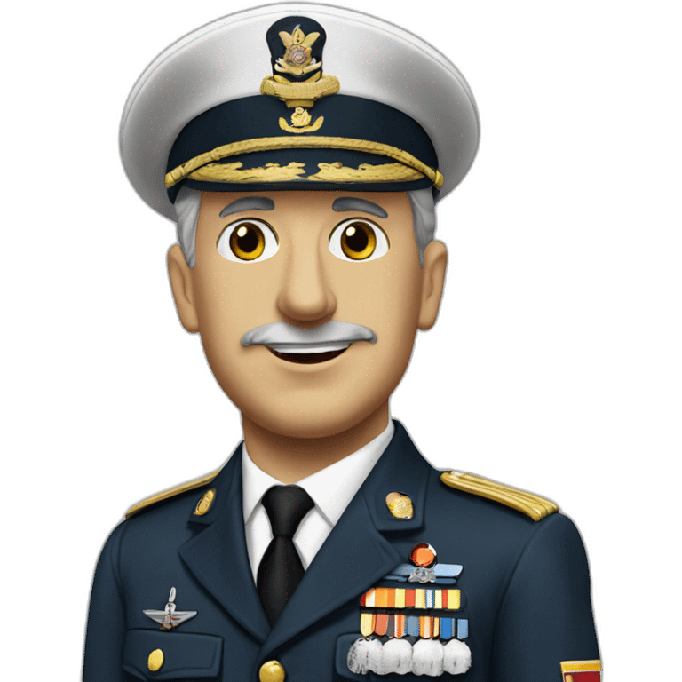 Militaire Charles de Gaulle emoji