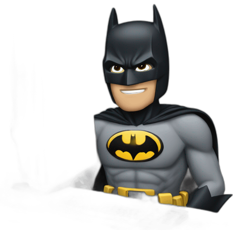 Batman computer guy emoji