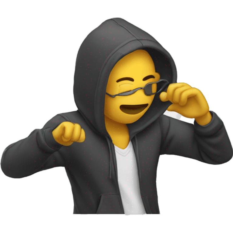 Personne qui fais un dab emoji