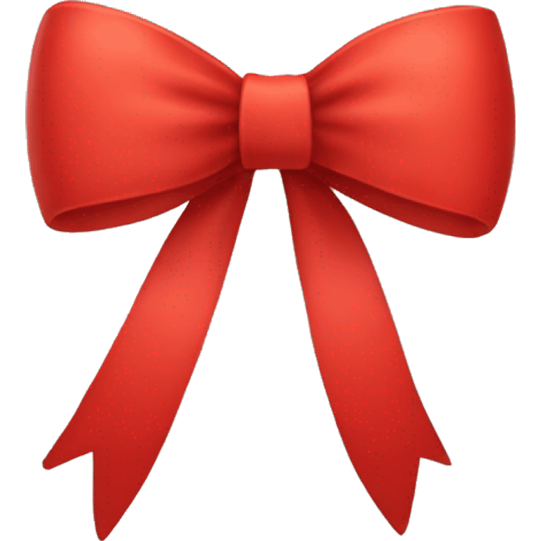 Red cute bow emoji