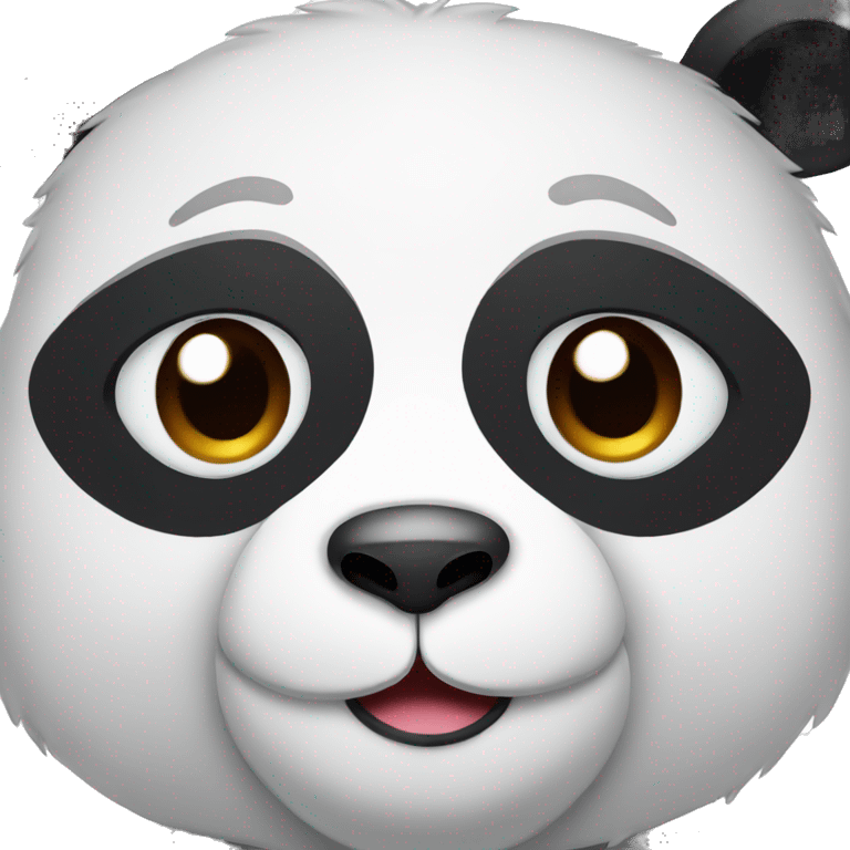 Cutest panda face emoji