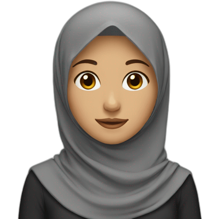 Girl with hijab emoji