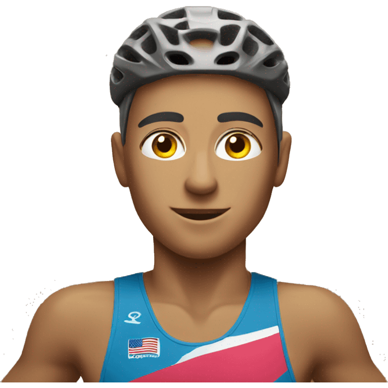 a triathlete emoji