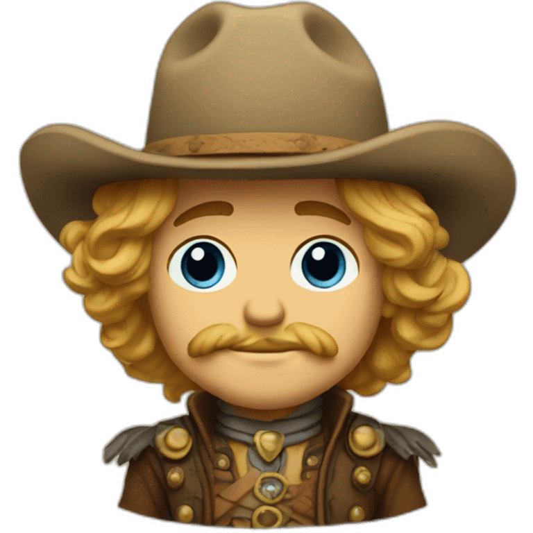 cute buffalo bill cody emoji