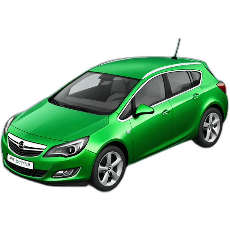 Green Opel Astra 1.6 Merit emoji