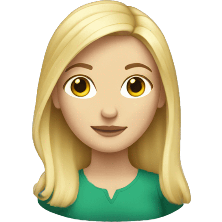 blonde white girl emoji