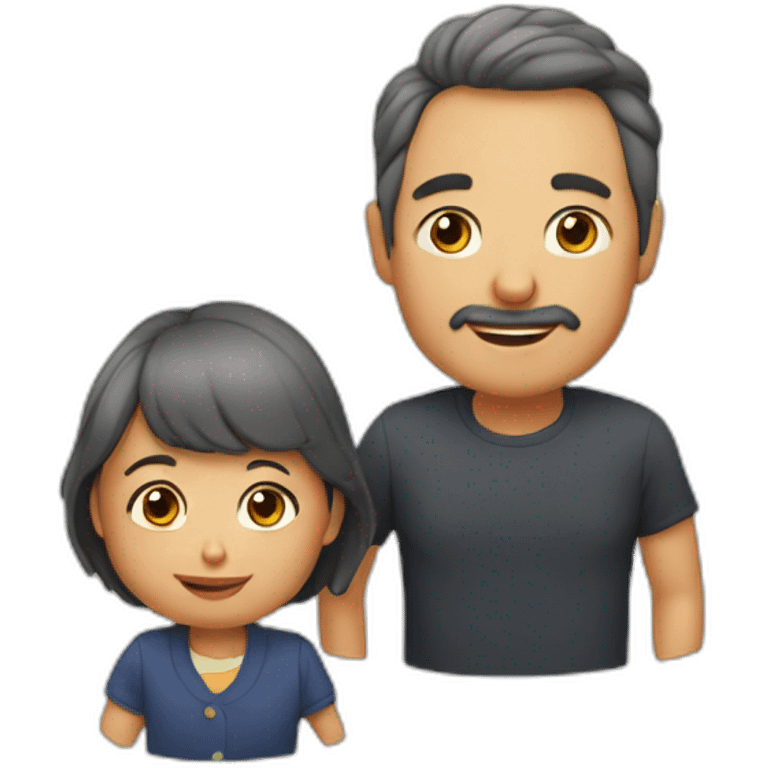 Papa sur maman emoji