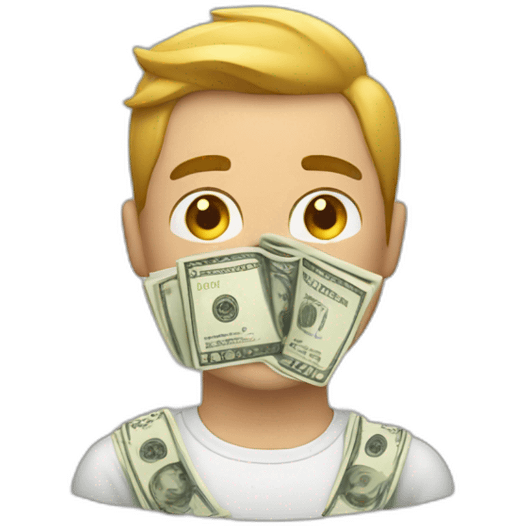 guy with money emoji