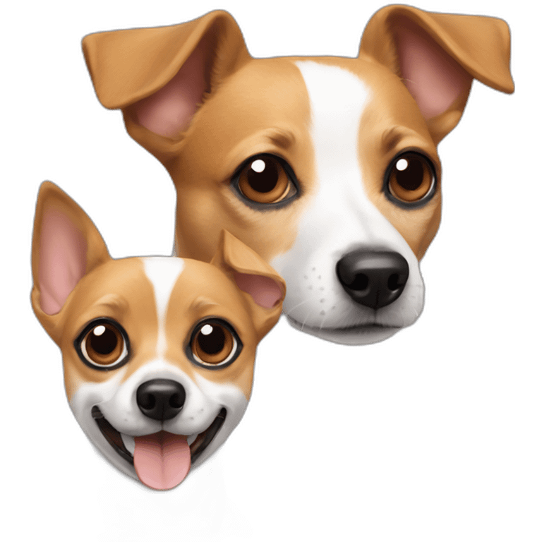 a jack russel and a chihuaua emoji