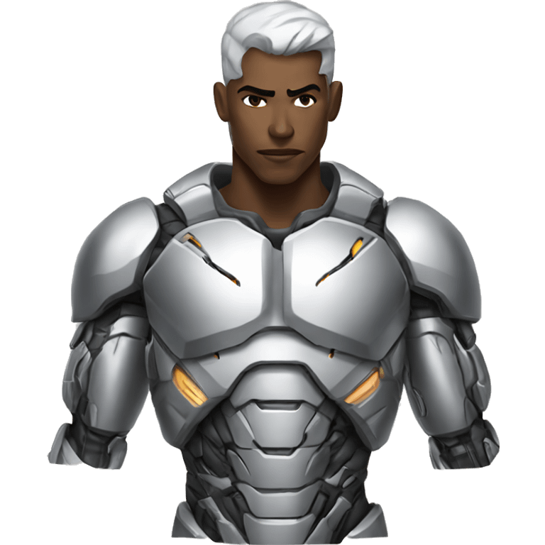 Cyborg DC emoji