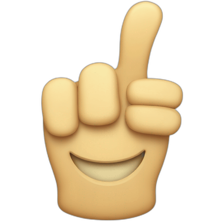 Smiling face, thumbs up emoji