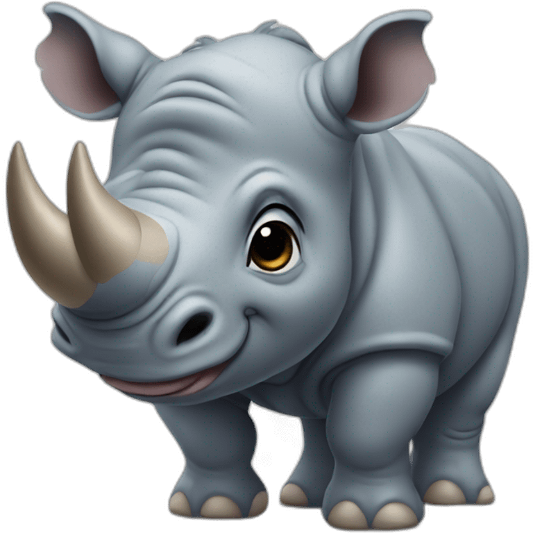 crying babe rhino emoji