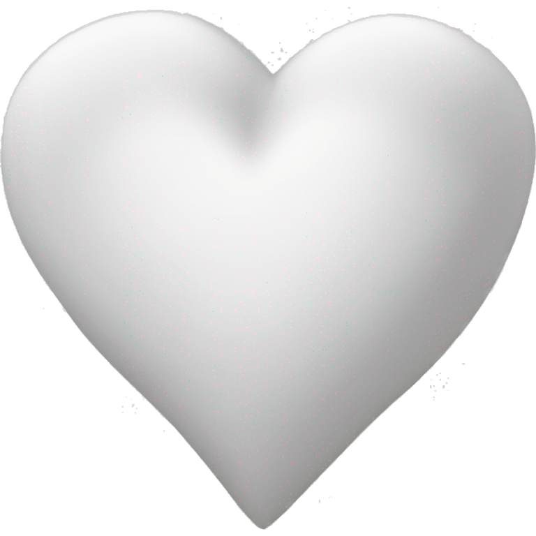 Corazón blanco con una L dentro emoji