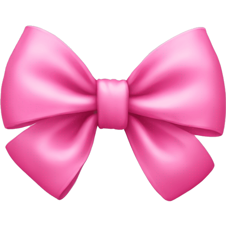 Cute pink bow emoji