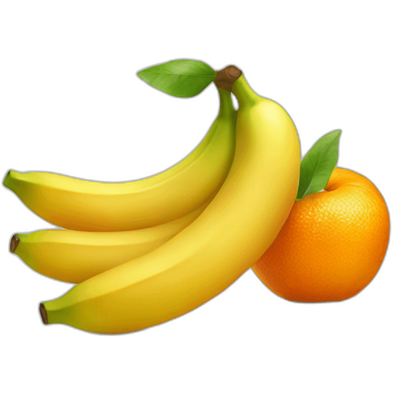 apple orange banana emoji