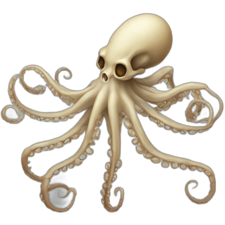 Octopus skeleton emoji