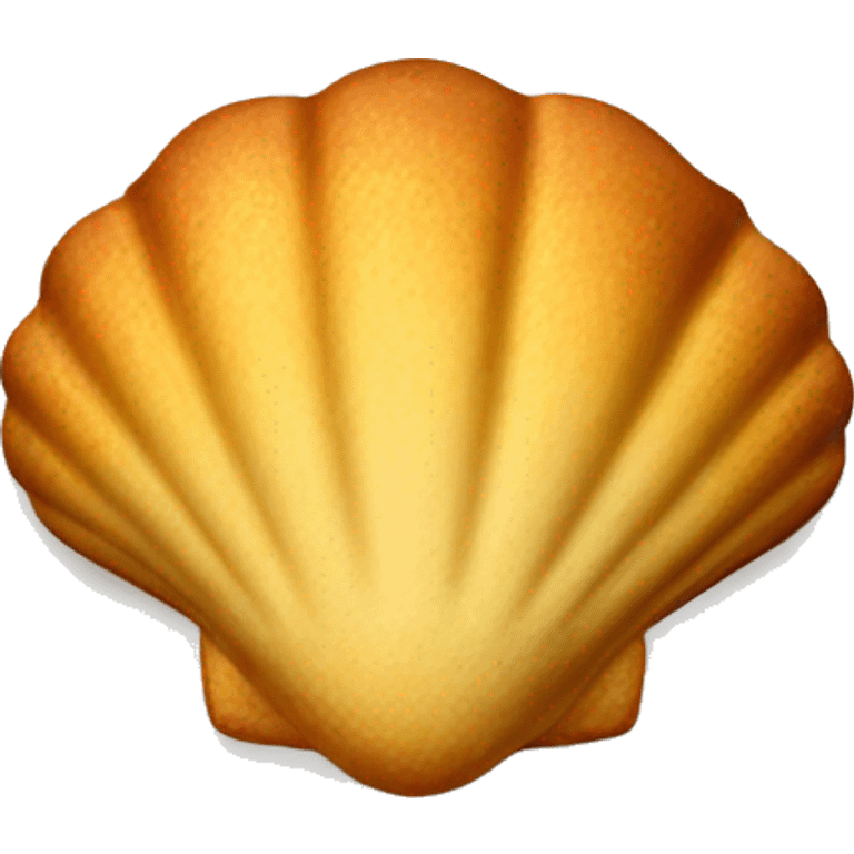 shell-shaped french madeleine emoji