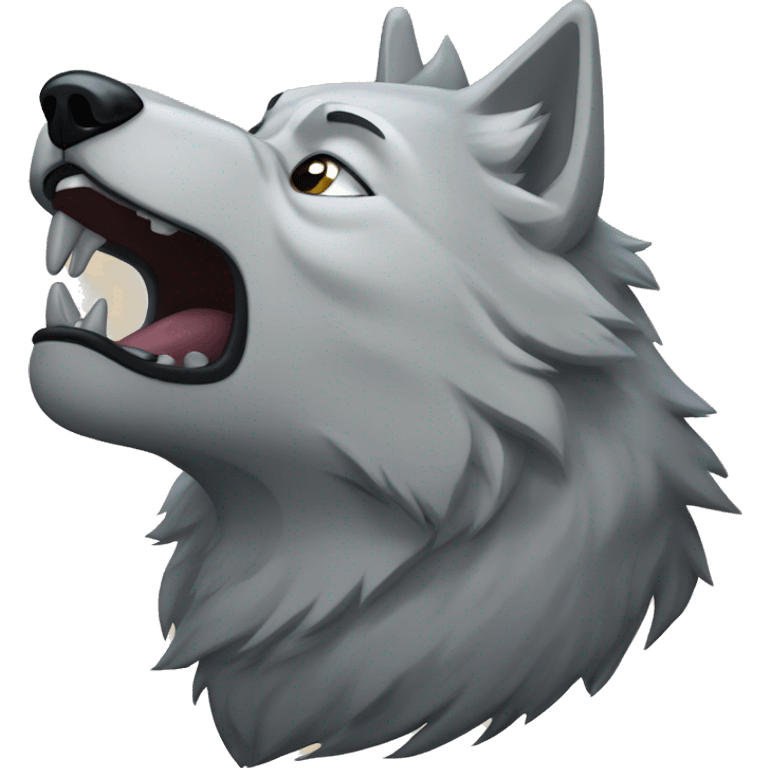 sigma wolf howling emoji